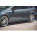 Накладки сплиттеры на пороги на Seat III Cupra / FR рестайл